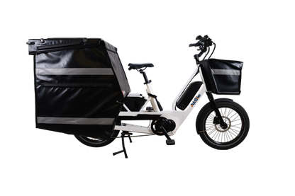 Vélo cargo électrique compact