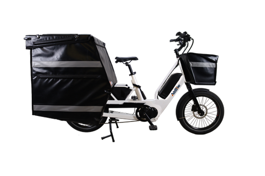 Vélo cargo électrique compact
